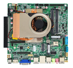 QM8900H มินิ-ITX เมนบอร์ด <span class=keywords><strong>Intel</strong></span> 10th COMET Lake Core I9-10980HK OCTA Core Dual HDMI 4K DDR4คู่สูงสุด64G 12V/19V - Product Image 2