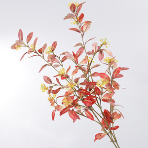 Prix de gros, nouveau design, feuilles artificielles à longues tiges, plantes vertes pour la décoration de la maison ou les mariages - Product Image 3