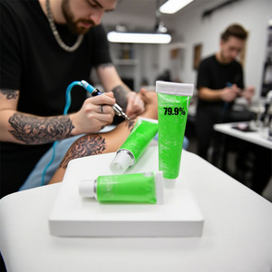 Crema Hipoalergénica Premium para Tatuajes - Bálsamo Reparador Calmante y Kit de Piel Sintética para Piel Sensible y Artistas Principiantes - Product Image 3