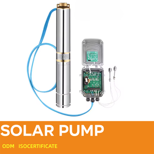 Pompe <span class=keywords><strong>solaire</strong></span> submersible en acier inoxydable pour puits profond, haute efficacité énergétique, pour l'irrigation agricole et les fontaines - Product Image 1
