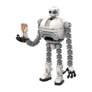 Funbuild Đồ chơi khối xây dựng hình nhân vật hoạt động trong phim Robot Hoang Dã Bộ khối xây dựng Robot roz Đồ chơi giáo dục lắp ráp tự làm bằng gạch - Product Image 3