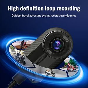 Caméra embarquée pour moto 4K avec WiFi, stabilisation d'image, enregistreur vidéo DVR étanche, écran tactile, GPS, vision nocturne - Product Image 3