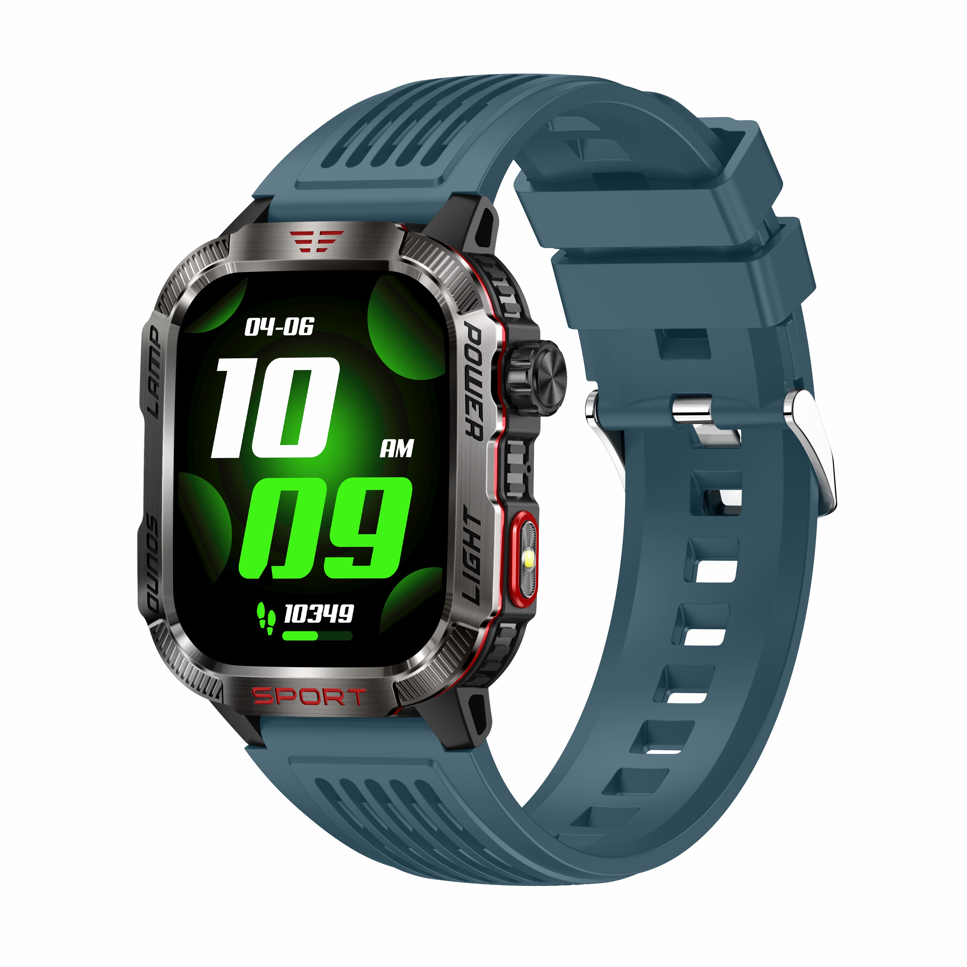 correa de silicona azul