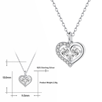 Collier long en argent sterling 925 pour femmes personnalisé chaîne tour de cou fin pendentif colliers de couple pour femmes