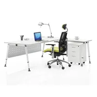 Bureau Meuble design Blanc Moderne Exécutif Bureau Gestionnaire Table En Forme De L