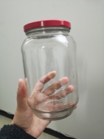 Different Large Size Round Glass Jam Jar with 82mm Twist Off Closer 1000ml 2000ml