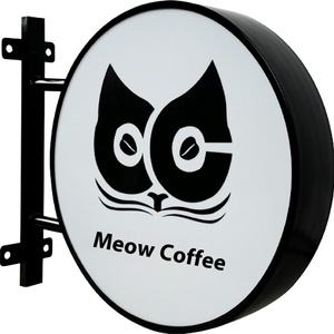 Cartellone in acrilico a doppia faccia scatola luminosa a LED per cartello per rete da latte rosso negozio di alluminio presa diretta in fabbrica - Product Image 5