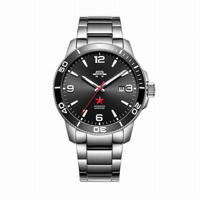 Beijing Whale Diver 200M Watch 43mm Man Men Watch Business 20ATM Waterproof Mechanical Watch Automatic Stainless Steel Watch