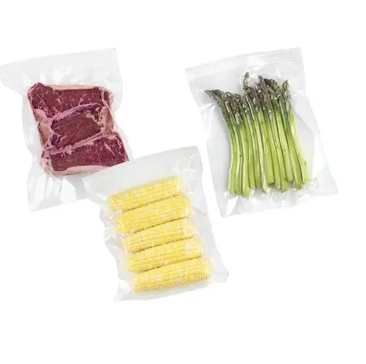 Free sample Plastic Laminated Nylon Vacuum Pouch Picked Vegetables Packaging Vacuum Sealer Bag