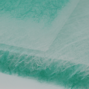 Thị trường phổ biến chặn lưới màu xanh lá cây-trắng sợi thủy tinh Bông cuộn cho phun sơn phòng - Product Image 3