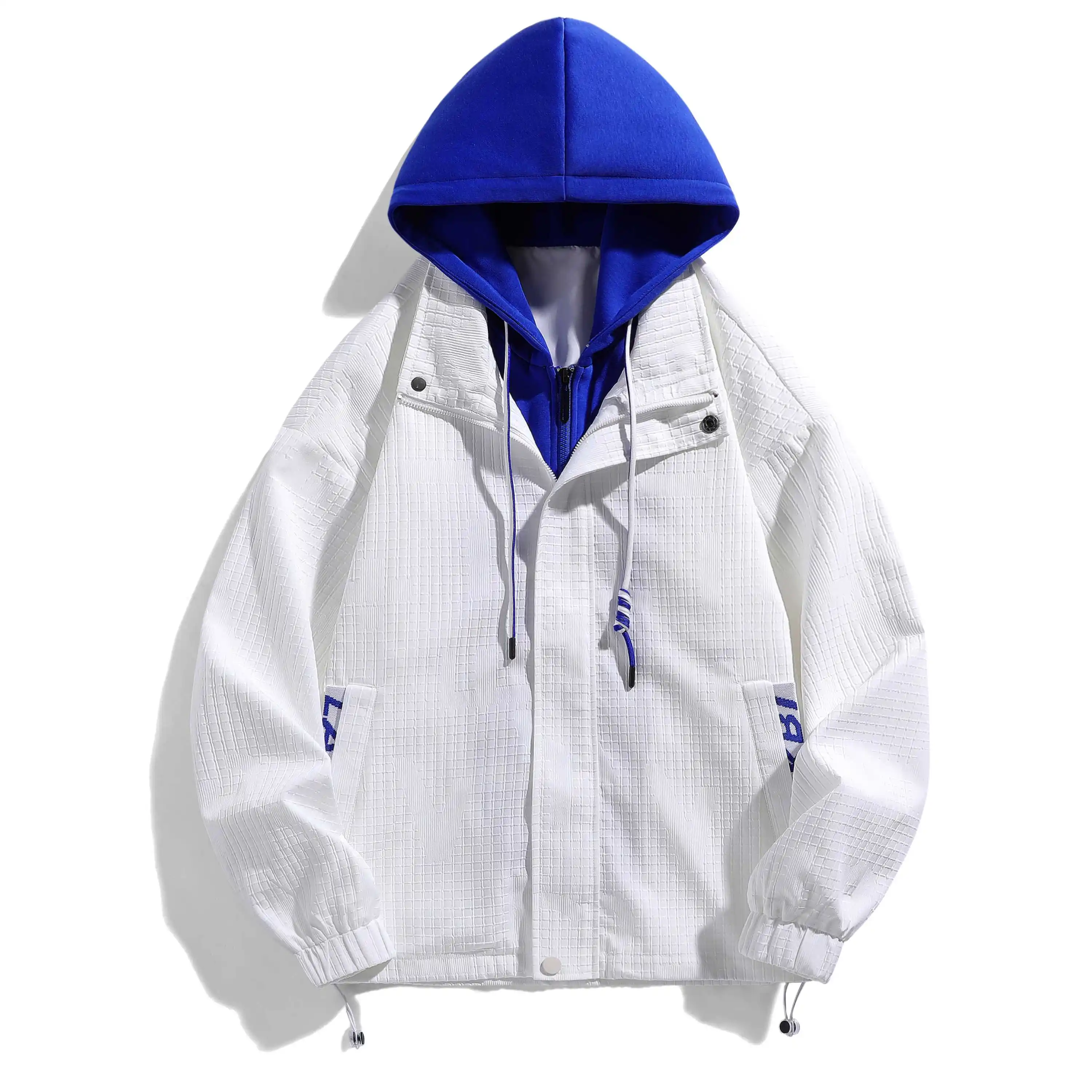 LAYENNE 유행 방수 주문 라벨 집업 재킷 3d 퍼프 프린트 남성 스포츠 재킷 방수 재킷 남여 공용
