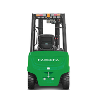 Montacargas Eléctricos Inteligentes de Litio Hangcha de 1500 kg, 2-3 Toneladas, Certificación CE, 4WD, Desplazador Lateral Hidráulico, para Almacén