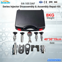 Kit Profesional de Mantenimiento de Inyectores para Camiones DAF G4-105, Herramientas de Desmontaje y Reparación de Inyectores de Combustible Common Rail, Juego de Llaves