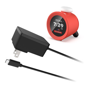 Adaptador de CA de cargador tipo C con reloj despertador de sonido Adaptador de corriente de 15W para Nintendo Switch Reloj despertador Cargador de fuente de alimentación - Product Image 6