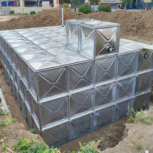 خزان مياه من الصلب المجلفن بالغمس الساخن حجم الخزان ، لتر من الصلب المجلفن المضغوط ، خزان مياه - Product Image 3