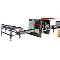 Scie circulaire verticale multi-lames ALWI pour le bois, haute efficacité, 30 kW, largeur de travail 500 mm, 380 V