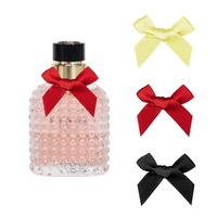 Nœuds en ruban satiné brillant élégants et réutilisables pour la décoration de flacons de parfum et de boîtes cadeaux cosmétiques de luxe