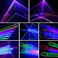 Lampu Disko Laser Pola YSH 90 DMX512 RGB Animasi Proyektor Aktif Suara Pencahayaan Panggung Klub DJ Hijau Biru Acara Pernikahan