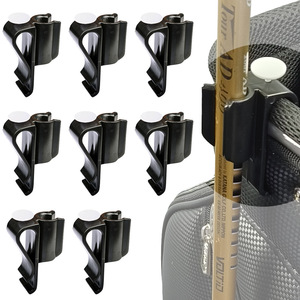 Support de putter personnalisable avec logo, pince de fixation noire pour queue de golf, marqueur de balle, accessoires de rangement en plastique pour clubs de golf - Product Image 1