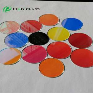 Filtre de couleur en verre dichroïque rond FELIX personnalisé de 0,2 mm à 1,0 mm avec revêtement AR/AF/AG, transmission de 95 %, garantie de 3 ans - Product Image 1