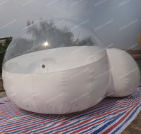 Bulle de camping gonflable transparente pour manoir
