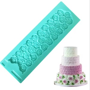 Fondant Lace Silicone Mat Mold Lace Decorative Cake Mould Wedding Fondant Cake Lace Molds - Product Image 1