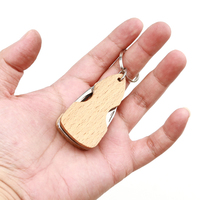 Couteau de poche et ouvre-bouteille 5 en 1 EDC, gadget promotionnel, acier inoxydable, multi-outils, porte-clés, modèle B114-M, pour le camping