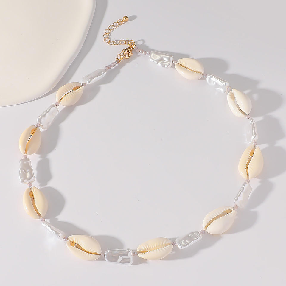 Natural Rocks And Shells Natural Shell Necklace European American-style Minimalist Accessories ...