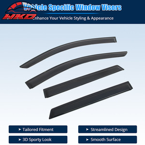 Déflecteurs de vitres pour Ford Edge 2015-2024, pare-pluie et pare-soleil, à coller - Product Image 2