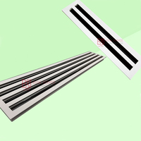 Composants de climatisation royaux Grilles réglables en aluminium pour fentes de plafond Évent d'air et unité de registre de ventilation