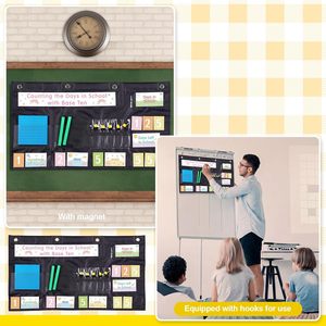 Tabla de Bolsillo para Contar Días, Herramienta de Matemáticas para el Aula con Valor Posicional en Base Diez para la Escuela - Product Image 6