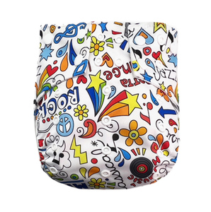 <span class=keywords><strong>Couche</strong></span> de bain d'apprentissage personnalisée pour bébé, <span class=keywords><strong>lavable</strong></span> et réutilisable, avec motif imprimé pour le jeu quotidien - Product Image 6