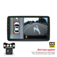 Android 12 10,1 pulgadas 4 + 64G sistema de navegación GPS para coche cámara de 360 grados Universal 4 + 64G Radio de coche CarPlay pantalla