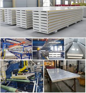 Чистая Изолированная панель крыши высокого качества полиуретановая сэндвич-панель изоляция крыши для жилых коммерческих помещений - Product Image 2