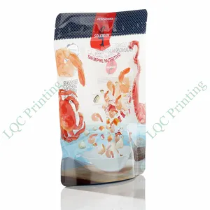 Custom Your Side Gusset Quad Seal 8-seal Square Bottom Stand Up Food Coffee Pouch Bag With Zipper And Valve