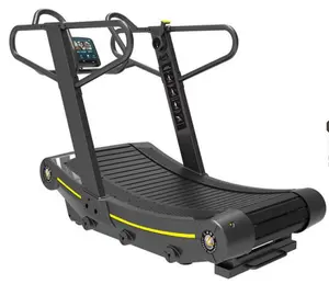 Treadmill desain kurva perangkat lari mesin binaraga peralatan kebugaran penggunaan Gym komersial