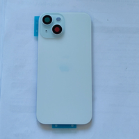 Coque arrière magnétique pour iPhone 15 Pro Max 15 Plus avec protection d'objectif d'appareil photo, charge sans fil, remplacement du verre arrière