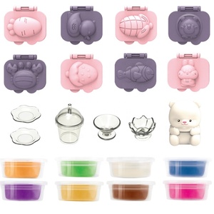 Machine à crème glacée en plastique rose personnalisée jouet enfants bricolage <span class=keywords><strong>Dessert</strong></span> ensemble de jeu avec modèle alimentaire pour les filles et les fans de pâte à <span class=keywords><strong>modeler</strong></span> Slime - Product Image 4