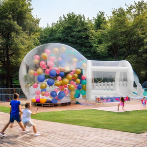 Dôme de ballon transparent personnalisé de 3 mètres pour les locations de fêtes de l'usine de tentes gonflables <span class=keywords><strong>bub</strong></span> bubble house gonflable - Product Image 1