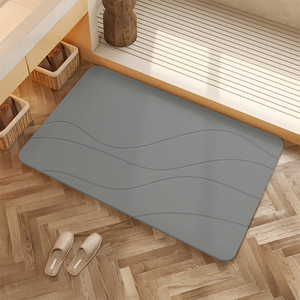 שטיח אמבטיה דיאטומי נגד החלקה, ייבוש מהיר, סופג במיוחד, ידידותי לסביבה, שטיח אבן קשיח לרצפה - Product Image 6