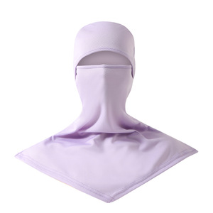 Pasamontañas de Seda de Hielo Transpirable con Protección Solar, Cubre Cuello Largo, Máscara de Ciclismo, Deportes, Esquí, Pesca, Forro para Casco de Motocicleta, Verano - Product Image 1