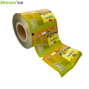 Op Maat Bedrukte Zachte Glanzende Gealuminiseerde Stretch Foliezak Voor Voedselverpakking Voor Zakje Koffierolzakjes Verpakking - Product Image 2