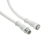Câble de connecteur LED étanche IP67 M12 2-5-6-7-8 broches mâle femelle Extension pour éclairage extérieur