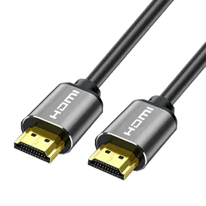 Kabel definisi tinggi Hdmi 2.1 4k/60HZ 8k, kecepatan tinggi tanpa kerusakan, transmisi stabil, kabel HDMI ke layar hitam