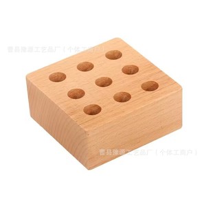 Beech Wood Desktop Storage <b>Box</b> <b>Pen</b> Holder Creative Organizer Office Desk Set - Product Image 2