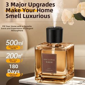 HongYu 500ml Dispenser Parfum Mewah Elektrik Aroma Diffuser Penyegar Udara Semprot Pewangi Ruangan Rumah Diffuser Kabut Humidifier - Product Image 3