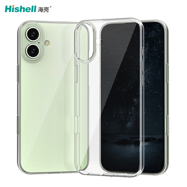 Ultra Slim Thin Clear Tpu Anti-Shock Scratch-Resistant Gel Rubber Soft Skin Phone Case for iPhone 16 Plus Case
