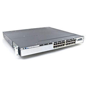 En stock Commutateur <span class=keywords><strong>WS</strong></span>-<span class=keywords><strong>C3750X</strong></span>-<span class=keywords><strong>24S</strong></span>-S 24 ports Gigabit SFP Empilable Couche 3 Capacité 160 Gbps 65,5 Mpps 4K MAC 1U Rack Entreprise Core - Product Image 5