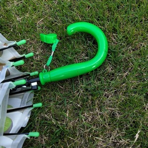 Dài xử lý thẳng cực mặt trời và mưa ô của trẻ em chàng trai và cô gái học sinh trẻ em phim hoạt hình trái cây in dưa hấu thiết kế - Product Image 4