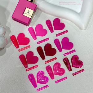 Factory Wholesale High-quality New UV <b>Nail</b> <b>Gel</b> <b>Set</b> Rose 9 Pieces of Display Board Professional <b>Nail</b> Supplier - Product Image 2